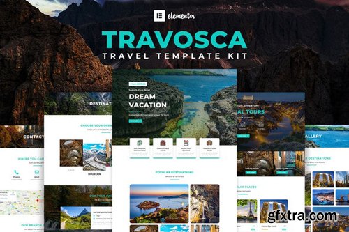 ThemeForest - Travosca v1.0 - Travel Elementor Template Kit - 27792269