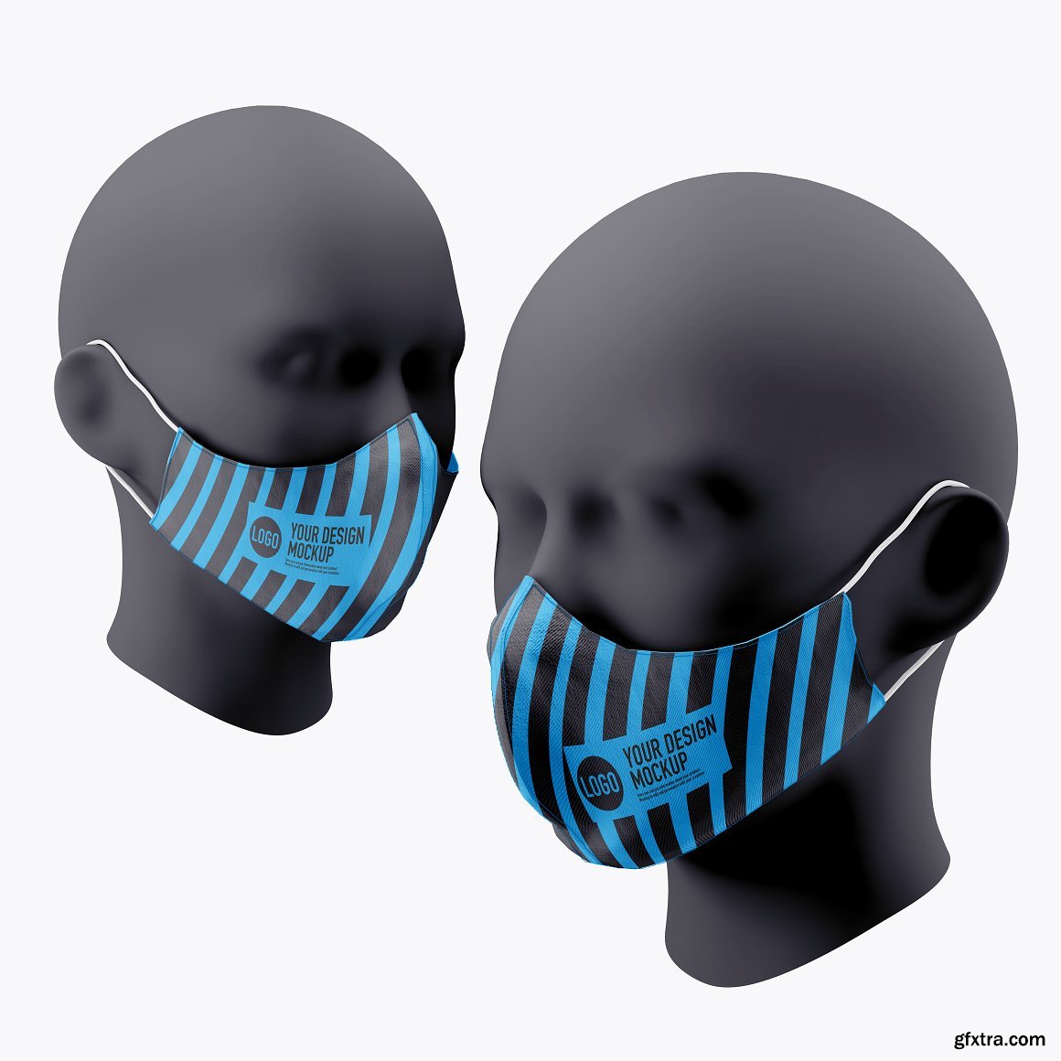 Download CreativeMarket - Medical face mask mockup 5318413 » GFxtra