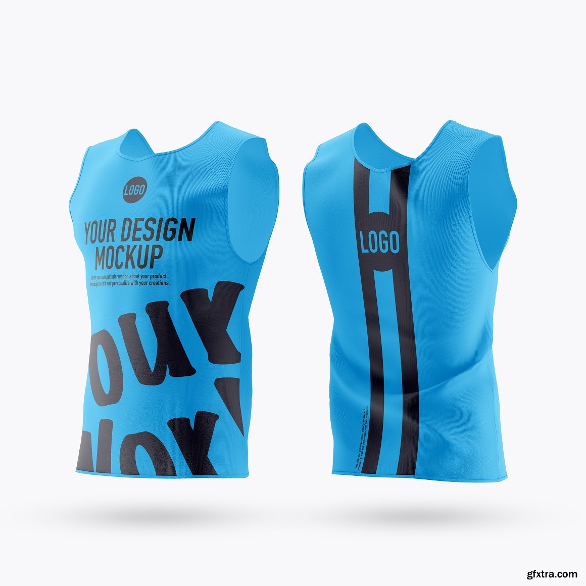 CreativeMarket - T-Shirt sleeveless mockup 5318392 » GFxtra