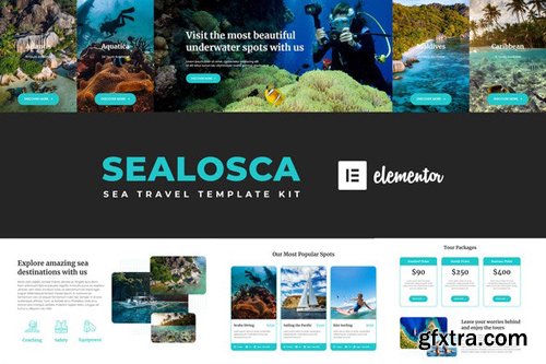 ThemeForest - Sealosca v1.0 - Sea Adventure Travel Template Kit - 27900553