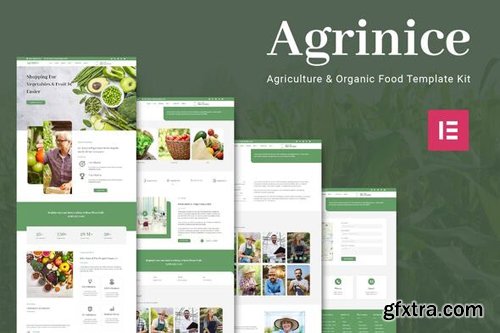 ThemeForest - Agrinice v1.0 - Agriculture and Organic Food Template Kit - 27734061