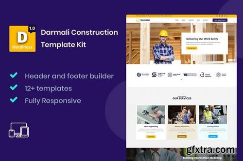 ThemeForest - Darmali v1.0 - Construction Template Kit - 27893850