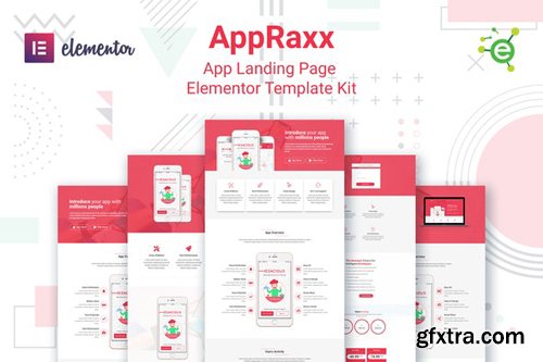 ThemeForest - AppRaxx v1.0 - App Landing Page Elementor Template Kit - 28030662