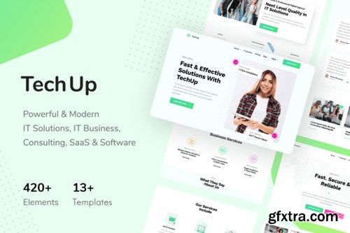 ThemeForest - TechUp v1.0 - Technology IT Solutions & Services - 28181441