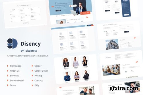 ThemeForest - Disency v1.0 - Agency Elementor Template Kit - 28207128