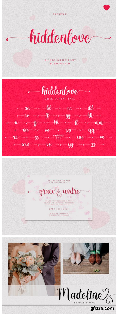 Hidden Love Font