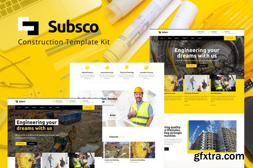 ThemeForest - Subsco v1.0 - Construction Elementor Template Kit - 28206999