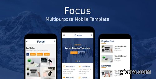 ThemeForest - Focus v1.0 - Multipurpose Mobile Template (Update: 24 February 17) - 19391346