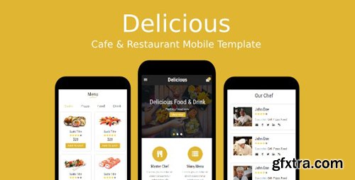 ThemeForest - Delicious v1.0 - Cafe & Restaurant Mobile Template - 19220781