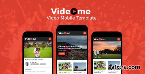 ThemeForest - Videome v1.0 - Video Mobile Template - 19647011