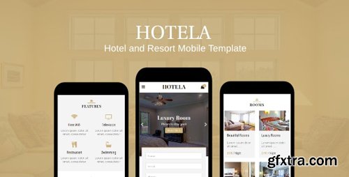 ThemeForest - Hotela v1.0 - Hotel and Resort Mobile Template - 19685989