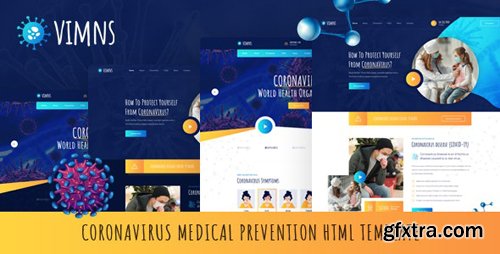 ThemeForest - Vimns v1.0.0 - Coronavirus Medical Prevention HTML Template (Update: 25 April 20) - 26186542