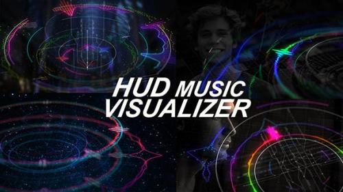 Videohive - HUD Music Visualizer