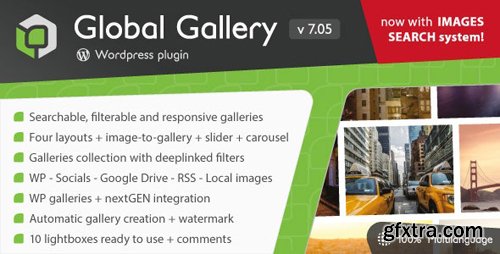 CodeCanyon - Global Gallery v7.052 - Wordpress Responsive Gallery - 3310108