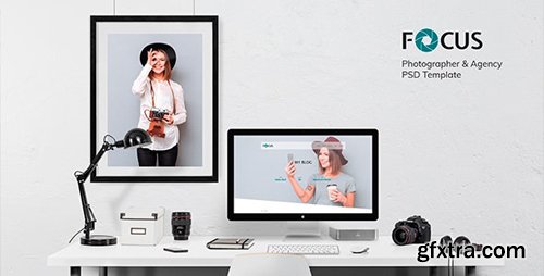 ThemeForest - Focus v1.0 - Photographer portfolio PSD Template - 21066579