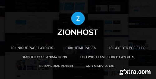 ThemeForest - ZionHost v1.0 - Web Hosting, Responsive HTML5 Template - 11571798