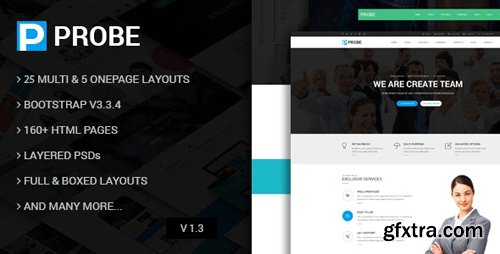 ThemeForest - Probe v1.3 - Responsive Multi-Purpose HTML5 Template - 13767542