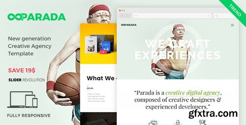 ThemeForest - Parada v1.0 - Creative Agency Template (Update: 23 January 17) - 18414089