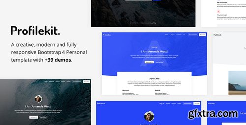 ThemeForest - Profilekit v1.0 - Bootstrap Portfolio Template - 27529859