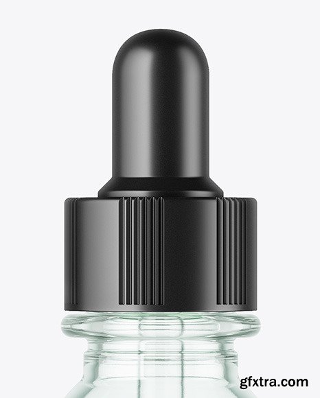 Clear Glass Dropper Bottle Mockup 65723