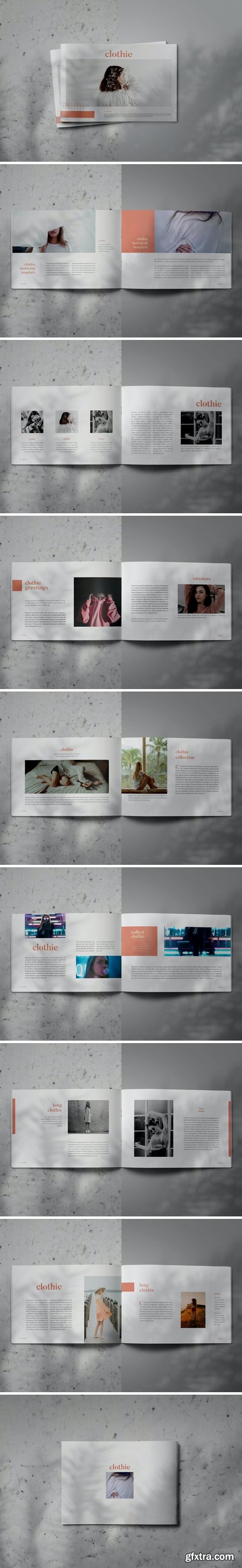 CLOTHIE - Indesign Lookbook Brochure Template