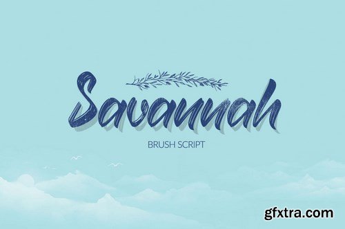 Savannah Brush Script Font