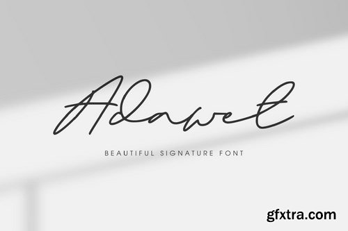 Adawet - Beautiful Signature Font