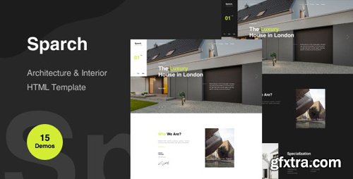 ThemeForest - Sparch v1.0 - Architecture & Interior HTML Template - 28081534