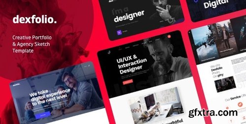 ThemeForest - Dexfolio v1.0 - Creative Portfolio & Agency Sketch Template - 27612217