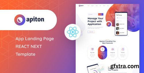 ThemeForest - Apiton v1.0 - React Next App Landing Page Template - 27771546