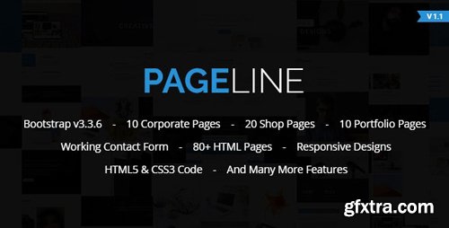 ThemeForest - PageLine v1.1 - Bootstrap Based Multi-Purpose HTML5 Template - 18010416