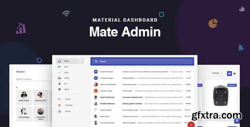 ThemeForest - Mate v2.0 - React Admin Template With Redux & Material Design (Update: 8 July 20) - 21234776