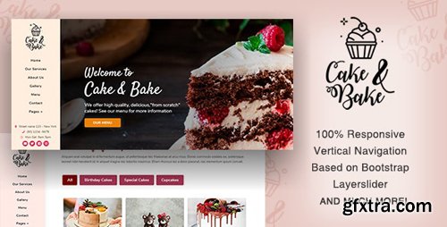 ThemeForest - Cake & Bake v1.0 - Resposive HTML5 Template - 25927977