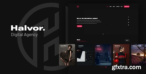 ThemeForest - Halvor v1.0 - DIgital Agency HTML5 Template - 25040386