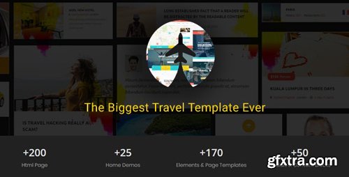 ThemeForest - Travelz v1.0 - Travel, Tour Booking , Hotel , Mega HTML5 Template - 21155210