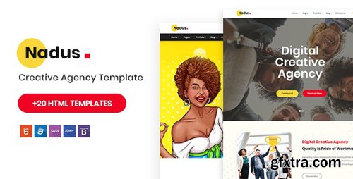 ThemeForest - Nadus v1.0 - Creative Agency HTML5 Template - 23138468