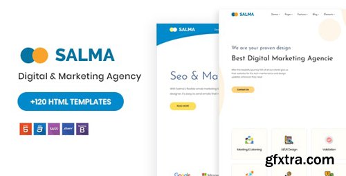 ThemeForest - Salma v1.0 - SEO Marketing HTML Template - 23127354