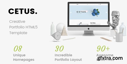 ThemeForest - CETUS v1.0 - Creative Portfolio HTML5 Template - 21995290