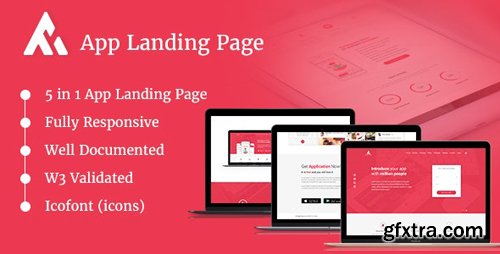 ThemeForest - AppRaxx v2.0 - 5 in 1 App Landing Page - 20857127