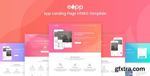 ThemeForest - eApp v1.0 - 5 in 1 App Landing Page - 21799725