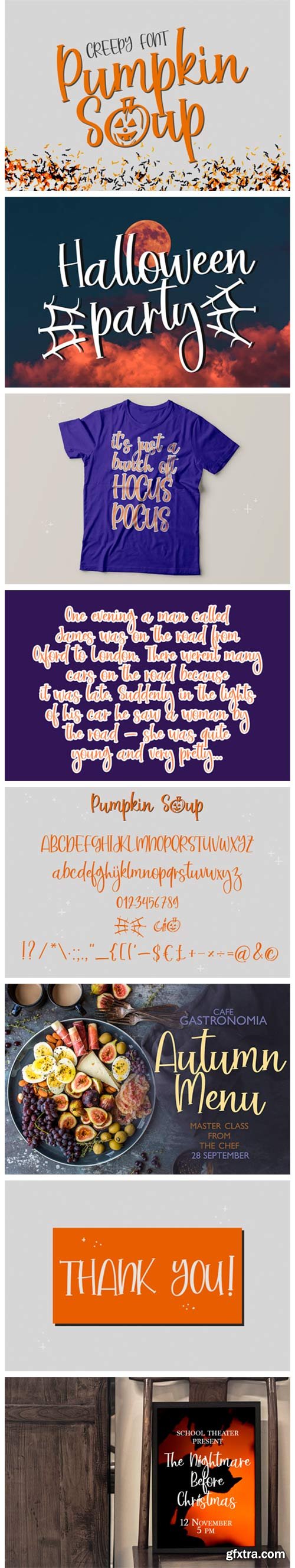 Pumpkin Soup Font