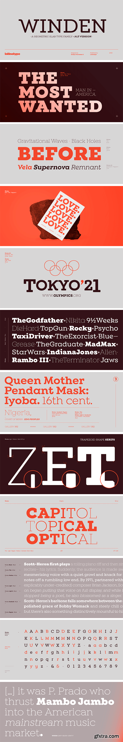 Winden Font Family