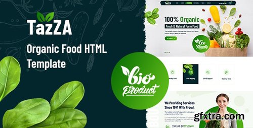 ThemeForest - TazZA v1.0 - Organic Food HTML5 Template - 28332084