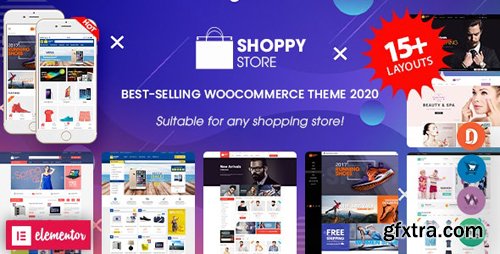 ThemeForest - ShoppyStore v3.5.5 - Multipurpose Elementor WooCommerce WordPress Theme (15+ Homepages & 3 Mobile Layouts) - 13607293 - NULLED