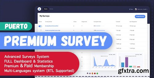 CodeCanyon - Puerto v1.1 - Premium Survey Builder - 26248238