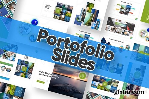 Portofolio Slide Powerpoint Template