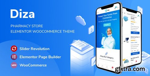 ThemeForest - Diza v1.0.2 - Pharmacy Store Elementor WooCommerce Theme - 27471239