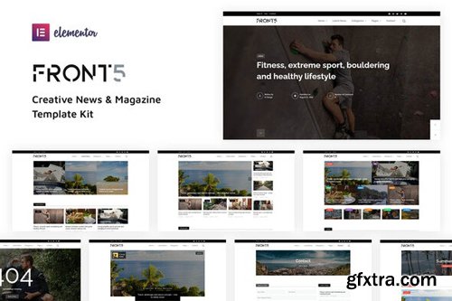 ThemeForest - FrontFive v1.0 - Creative News & Magazine Template Kit - 28326990