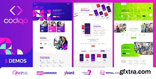 ThemeForest - Codiqa v1.0.7 - Software, App & Digital - 24822103