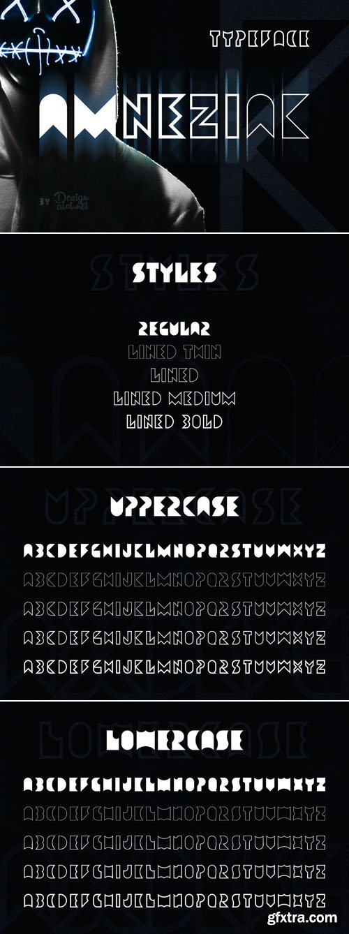 Amneziak Typeface [5-Weights]